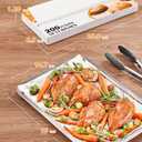 SMARTAKE 200 Pcs Pop-Up Parchment Paper Sheets, 10.7x15 Inch Pre-Cut Parchment Paper for Baking, Non-Stick Greaseproof Baking Paper for Grilling Wrapping Air Frying, Compact Volume, White