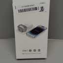 Magnetic Wireless Charger for iPhone: 3 in 1 Travel Charging Station for Apple Devices for iPhone 17 Air 16 15 14 13 12 Pro Max Plus - Foldable Charging Pad for Apple Watch Series & Airpods 4 3 2 Pro (White)