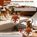 Mity rain Interactive Dog Toys with Thicken Plush, Moving Dog Toy