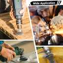 Double Elite Wire Brush for Drill Set 21 Pcs, Abrasive Wire Wheel for Drill 1/4 Inch Hex Shank, Drill Wire Brush Coarse Crimped Carbon Steel, Wire Brush Drill Attachments