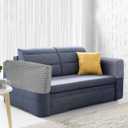 NOLITOY 2Pcs Chair Arm Protectors, Stretch Sofa Armrest Covers Made of Thick Fleece, Elastic Armchair Slipcover for Recliner & Sofa Protection, Anti-Slip Furniture Protector for Home & Office