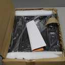 Cat Door for Door, All Aluminum Frame, Small Pet Door for Interior and Exterior, Heavy Duty Doggy Door, Double Magnetic Flaps, Thermal Tnsulation, Energy Efficient, Sliding Lock Panel(Pets Up to 22Lb)