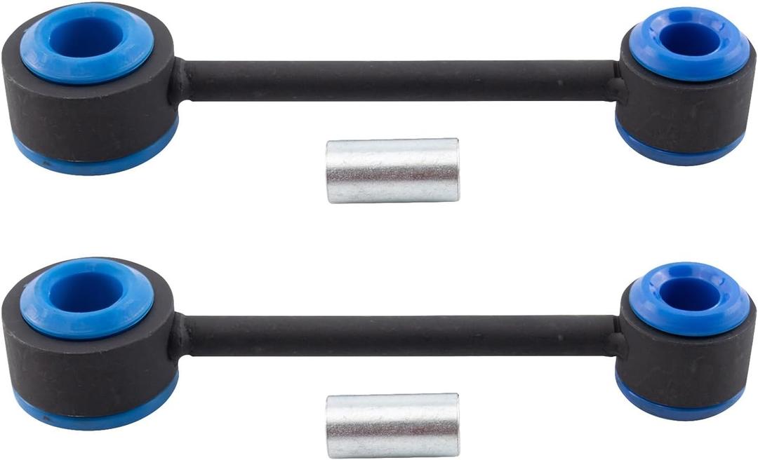 TRQ Rear Sway Bar Stabilizer Link Set Compatible with 2005-2014 Ford Mustang