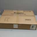 Small Standing Desk with Wheels, Portable Treadmill Desk, Rolling Desk Adjustable Height for Laptop, Mobile Standing Table for Walking Pad, Bedside Table (Black)