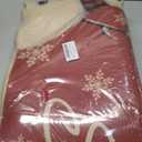 Artoid Mode Snowman Let It Snow Snowflake Christmas Kitchen Mats Set of 2, Winter Home Decor Low-Profile Kitchen Rugs for Floor - 24"x35"+24"x59"+24"x72" (Red)