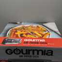 Gourmia Air Fryer Toaster Combo - 6-in-1 Multi-function Countertop Oven Adjustable Temperature & Timer, Fry Basket, Baking Pan, Oven Rack & Pullout Crumb Tray, Stainless Steel