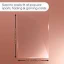 GOLD SEAL 1,000 Pcs Soft Trading Card Sleeves, Top Loading Clear Pockets for 2.5" x 3.5" Cards, Archival Safe, Premium Thickness 0.6mm Non-PVC Material (10 Packs of 100 Sleeves)