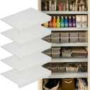 White 16x36 in 5-Pack pantry shelf cover wood used for heavy duty storage up to 120+ lbs, for homeowners in closet, 36x16x2.5in