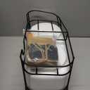 1 Gallon Glass Drink Dispensers for Parties, 2PACK Beverage Dispenser with Stand, Ice Cylinder and Stainless Steel Spigot 100% Leakproof, Beverage Dispenser for Lemonade Sun Tea