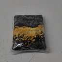 HAISUKA Black Gold Marble Hand Towels - Soft Absorbent Modern Abstract Kitchen Bathroom Decor (Black and Gold)
