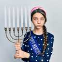 2 x Happy Hanukkah Sash, Blue Silver Happy Chanukah or Happy Hanukkah Sash, Merry Christmas Holiday Party Decorations, Ideas, Gifts, Jokes and Favors (Blue + Silver)