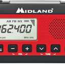 Midland - ER10VP Weather Radio with Flashlight & Emergency Alert - AM/FM Radio - Compact and Easy to Carry - SOS Strobe Signal and Headphone Jack