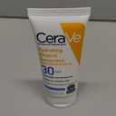CeraVe 100% Mineral Sunscreen SPF 30, Face sunscreen With Zinc Oxide & Titanium Dioxide, Hyaluronic Acid + Niacinamide + Ceramides, Oil Free, Travel Size 2.5 oz