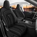 IKABEVEM Seat Covers Custom for Tesla Model Y 2025 2024 2023 2022 2021 2020