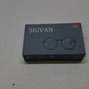 SIGVAN Progressive Multifocal Computer Glasses Women Men Blue Light Blocking Reading Glasses Spring Hinge Readers (2 Transparent, 2.25)