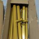 Metal Arch Backdrop Stand Set of 3, Heavy-Duty Balloons Arch Frame for Wedding Ceremony, Party, Baby Shower, Birthday Decorations (Gold, 4ft+5ft+6ft)