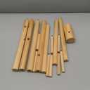 Coat Rack, Freestanding Coat Rack with 8 Hooks and 3 Adjustable Size Tree Coat Racks for Bedroom, Hallway, Entrance, Office, for Hats, Coats, Scarves, Handbags (1 PC, Natural)