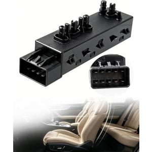 Upgraded Silverado/Sierra/Yukon Front Right Passenger 8 Way Power Seat Control Adjustment Switch Compatible with 2007-2013 Sierra Yukon Avalanche Silverado Suburban Lacrosse, 12451498