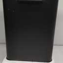 SONGMICS Kitchen Trash Can, 10.5-Gallon (40L) Garbage Can with Lid and Wide Foot Pedal, Soft Close and Stays Open, Black ULTB541B40
