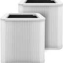 2 Pack 211+ Replacement Filter Compatible with Blue Pure 211+ Air Cleaner Purifier, 2 Stage Filtration System of Activated Carbon Filter and H13 True HEPA Filter