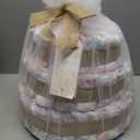 The Honest Company Deluxe Diaper Cake Clean Conscious Diapers Baby Personal Care Plant-Based Wipes Rose Blossom Deluxe Size 1 8-14 lbs 70 Count