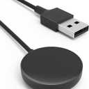 Sinoacc Charger for Samsung Galaxy Watch 7/6/6 Classic/5/5 Pro/4/4 Classic/3/Active 2/Active 1/Ultra/Fe Galaxy Watch Charger 3.3Ft USB Magnetic Wireless Charging Cable Cord