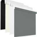 Changshade Blackout Roller Shades for Indoor Windows,Cordless Roller Blinds,Free-Stop Roll Up Shades with Thermal Insulated, Uv Protection Fabric for Bedroom,Office,French Door,Gray,32" W72 H