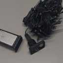 FairyGlim Christmas Lights Outdoor 100LED 33FT, Green Wire Connectable Christmas String Lights | 8 Modes Twinkle Fairy Lights Plug in with Timer, for Indoor Outside Xmas Trees Garden Party, Warm White