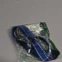 Martingale Dog Collars Adjustable Soft Nylon Reflective Collars with Stainless Steel Chain Walking Training Collars Heavy-Duty Puppy Chain Collars for Small,Medium,Large Dogs(Blue,L)