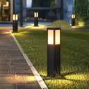 Outdoor Path Light, Post Lights,LED Bollard Lamp for Walkway, Garden, Yard (24 inches)