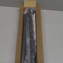 Shower Curtain Rod Adjustable 43-66 inch, 1"Diameter Spring Tension Curtain Rod No Drill, Anti-Rust Non-Slip Shower Rod, Black Shower Curtain Rod for Bathroom Tension