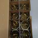 Mini Lantern with Flickering LED Candles Set of 10, Hewory Gold Vintage Decorative Hanging Candle Lanterns for Halloween, Christmas, Wedding Decorations, Party, Table Centerpiece, Battery Included