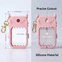 12 Pack Silicone Case Compatible with Touchland Hand Sanitizer Spray 1 fl oz, Regular and Devil Ear Design, Keychain Holder for Power Mist and Glow Mist, Protective Spray Case Set