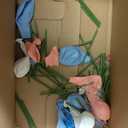 Lenwen 6 Sets Pink Blue Bear Baby Shower Decorations for Gender Reveal, Letter Boxes Baby Shower Table Centerpieces Bear Stuffed Animals Balloon with Stand Plush Toy Boxes for Birthday Party Wedding