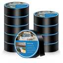 Joist Tape for Decking 2''50',10 Pack Weather-Resistant Deck Joist Tape,Waterproof Seal Antiseptic Butyl Joists Tape,Self-Adhesive Flashing Joists Tape for Wood Decks Beams Roof
