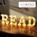 Reading Corner Decor For Classroom Read Sign Letters For Wall Decor Library Decor Classroom Wall Decor Light Up Letters
