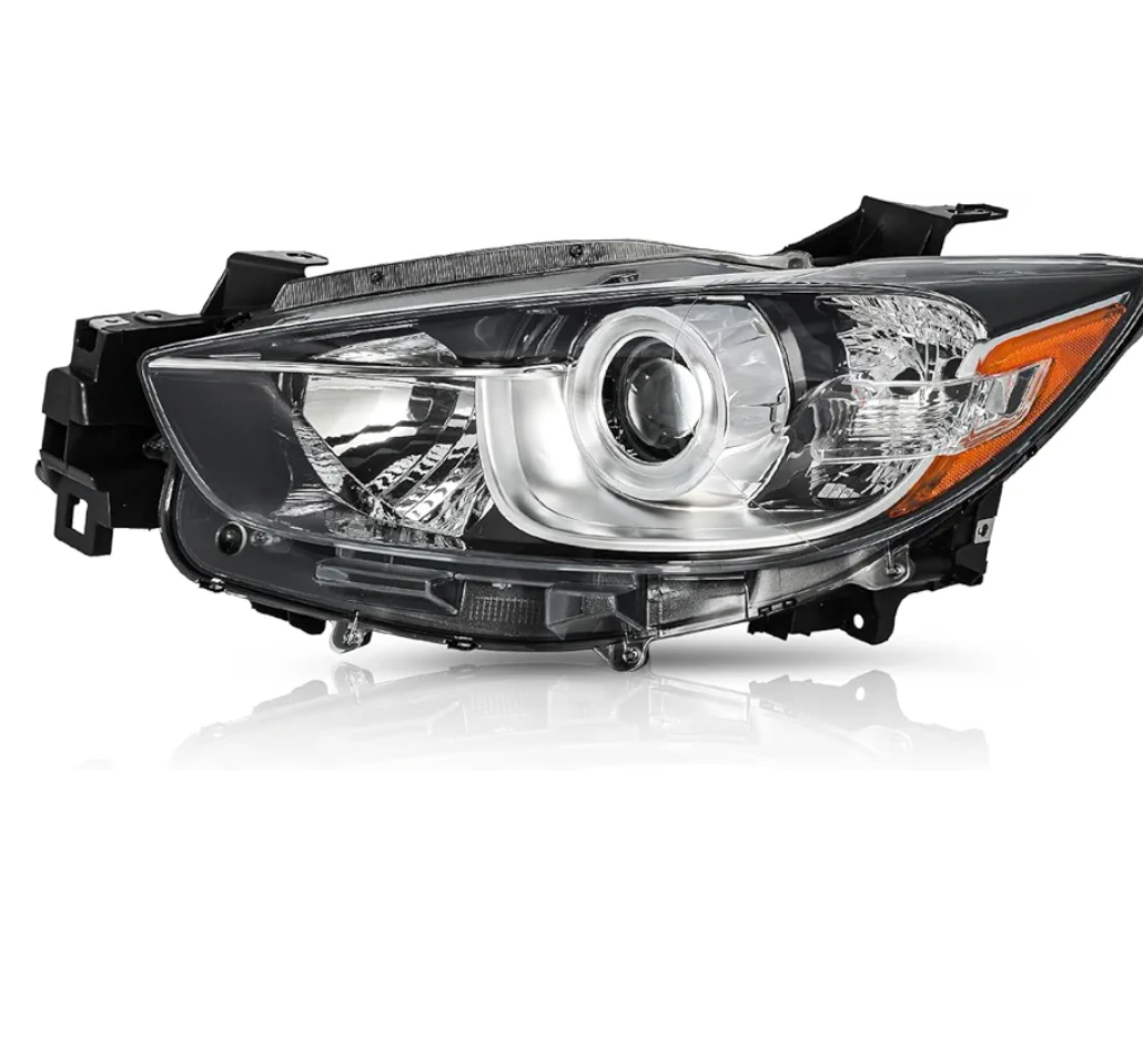 Headlight Assembly Replacement Fits 2013 2014 2015 2016 Mazda CX-5 Factory Halogen Projector Factory Headlamp LH Driver Side