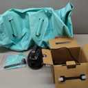 CZGBRO Air Roller Gymnastics Barrel Inflatable Tumbling Roller Air Mat Octagon Mat with Electric Pump for Backhandspring Training Cheerleading Home Use (3.3ftx23.6inch, Green)