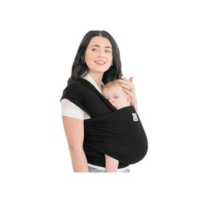 KeaBabies Baby Wrap Carrier - All in 1 Original Baby Carrier Newborn to Toddler Sling, Easy to Wear, Hands Free Bonding, Lightweight, Breathable Infant Wraps (Trendy Black)