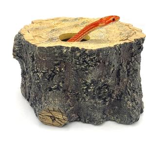Snake Hides for Ball Pythons XX-Large Lizard Snake or Reptile Hide 15"x14.5"x7.7" Snake Hide and Basking Tree Roots Cave