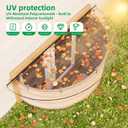 2PCS Polycarbonate Well Covers Outside, Basement/Egress Window Well Cover Clear, All-Weather Against Debris, UV Resistant, Tear-Resistant, Waterproof, Windproof (only Cover)39" X 16"