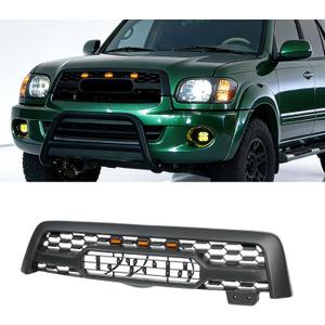 KHK Front Grill Compatible with Sequoia 2005-2007, Front Bumper Grille