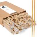 50 Pairs Chopsticks Disposable Reusable 9.5" Individually Wrapped Bulk Premium Quality