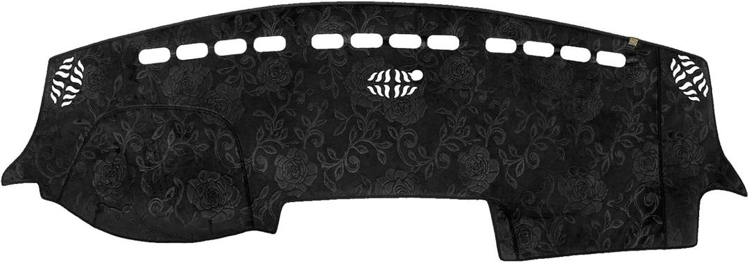 Dashboard Cover Dash Mat Fit for 2024-2019 Do-dge Ram 1500 2500 3500 (Without HUD Models),Car Dash Board Mat Anti-Glare Carpet,Non-Slip Pad Sunshield Protector (Flannel)