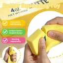 Novelty Squeeze Stress Ball, Realistic Butter Shaped Fidget Toy, Slow Rebound Gel Stress Reliever for Adults, Office Desk Decor