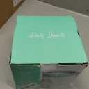 Party Desserts Candy and Chocolate Melting Pot with 2 Pots, Mini Electric Fondue Pot, Melts Candy Chocolate in a Couple of Minutes, Ideal for Cake Pops Cookies Cakes, 2.5 Cups, Aqua