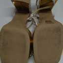 DREAM PAIRS Women's Double Bowknots Platform Chunky Heels Rhinestone High Square Toe Dress Sandals for Wedding Bridal Party 8