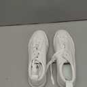 Sernial White Platform Sneakers for Women,PU Leather Platform Shoes,Walking Shoes for Women 8