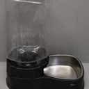 Gardner Pet Automatic Gravity Water Dispenser for Dogs, 1.6Gallon Large Dog Water Bowl Dispenser with Stainless Steel, 100% BPA-Free Pet Water Fountain with Filter for Dogs, Cats, Puppies(Black)