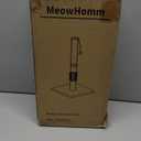 MeowHomm 32" Cat Scratching Post with Self Groomer Cat Brush, Sisal Rope Tall Cat Scratching Post with Soft Hanging Ball for Indoor Cats, Cat Claw Scratcher Covered with Soft Smooth Plush